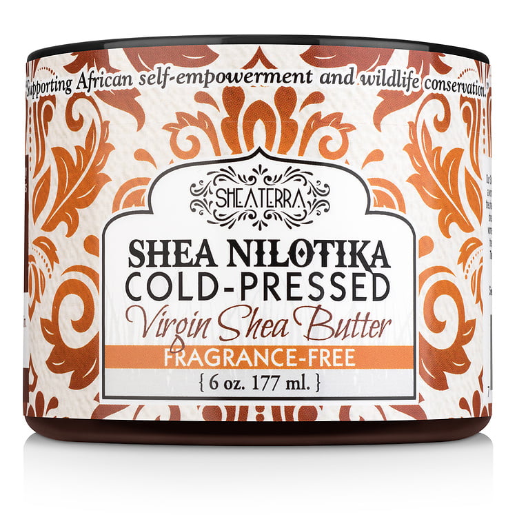 fragrance free Shea Terra, Nilotik' Cold Pressed Virgin Soft Shea Butter, Fragrance Free (177 ml) - Image 1