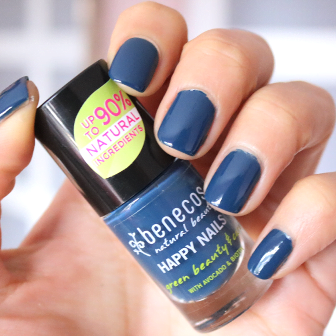Blue Benecos, Happy Nails Nail Polish, Nordic Blue (5 ml) - Image 1