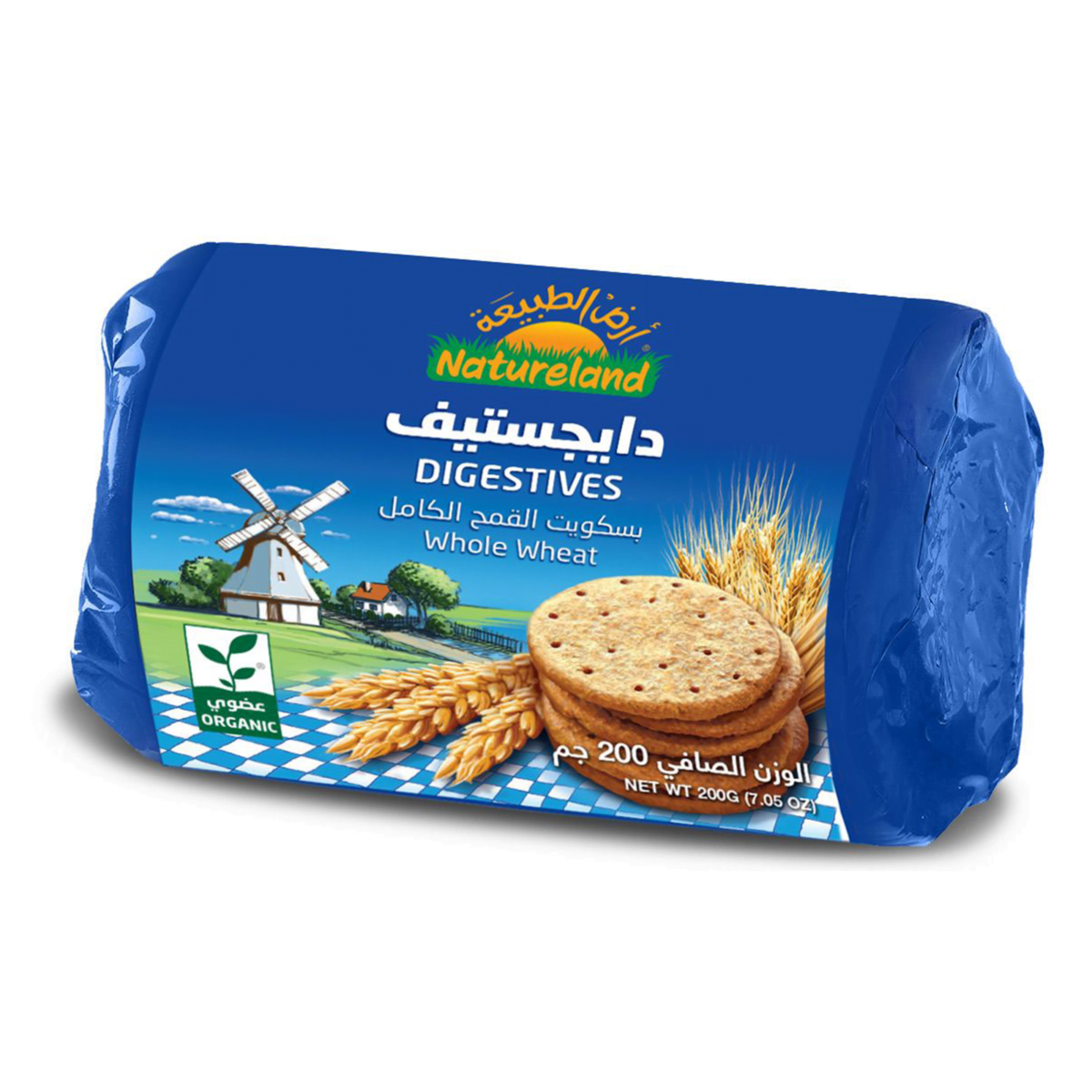 Digestives Nature Land, Whole Whear Digestives (200 g) - Image 1