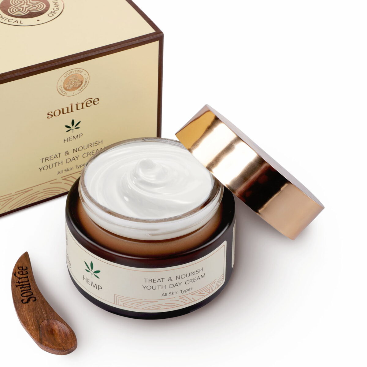 SoulTree, Hemp Treat & Nourish Youth Day Cream (50 ml) - Image 1