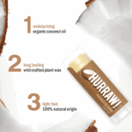 Hurraw!, Coconut Lip Balm (4.8g) - Image 2