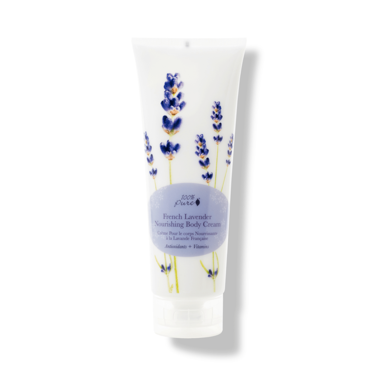 100% Pure , French Lavender Nourishing Body Cream (238ml) - Image 1
