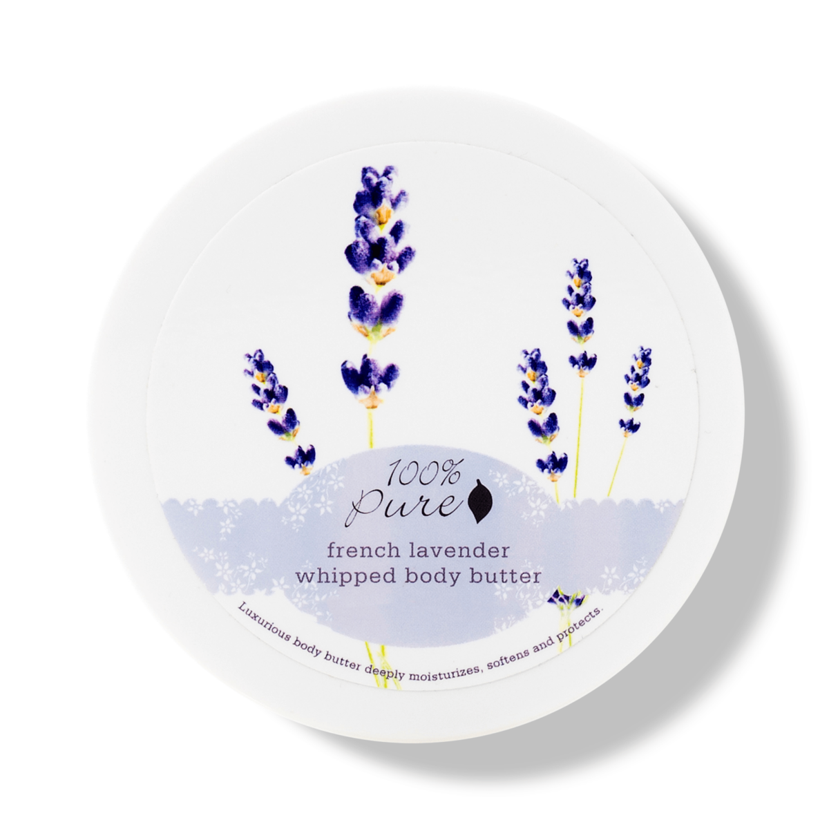 100% Pure ,French Lavender Whipped Body Body Butter (96 g) - Image 1