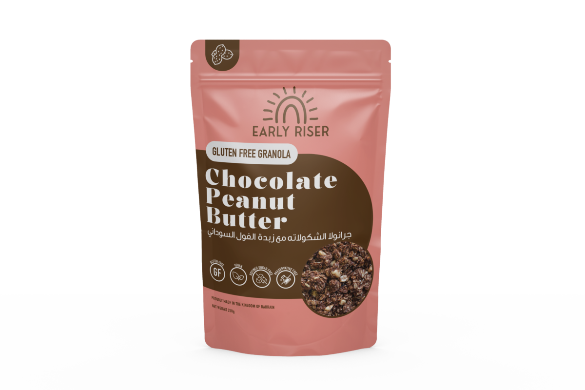 Early Riser, Chocolate Peanut Butter Granola (250g) - Image 1