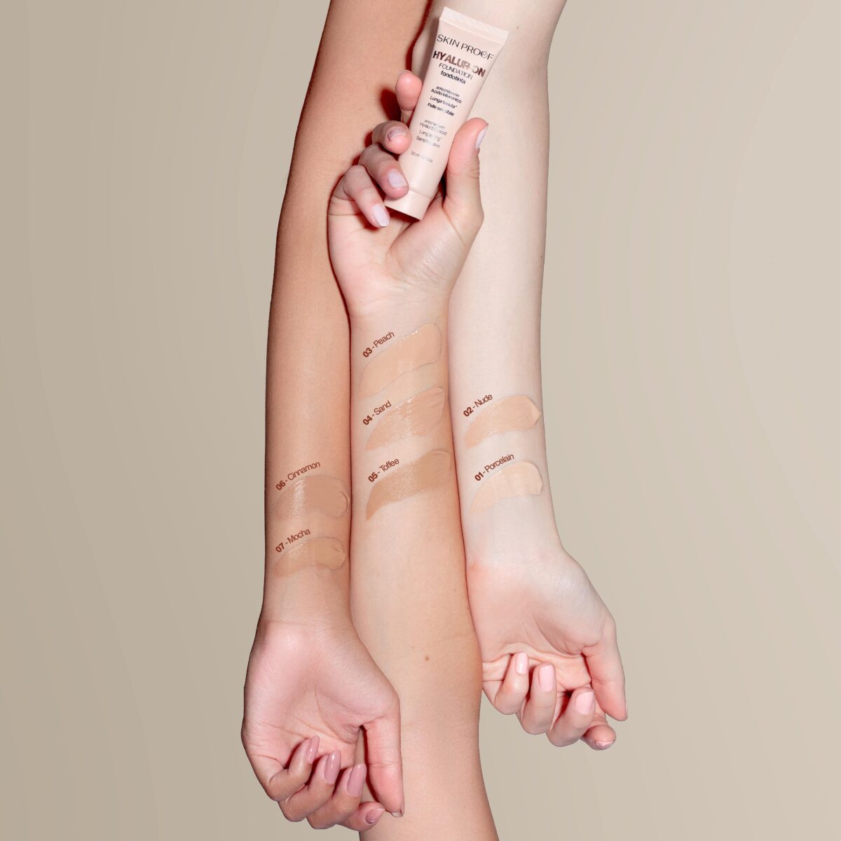 Skin Proof, Hyalur-on Foundation - Shade - 01 (Porcelain) - Image 3