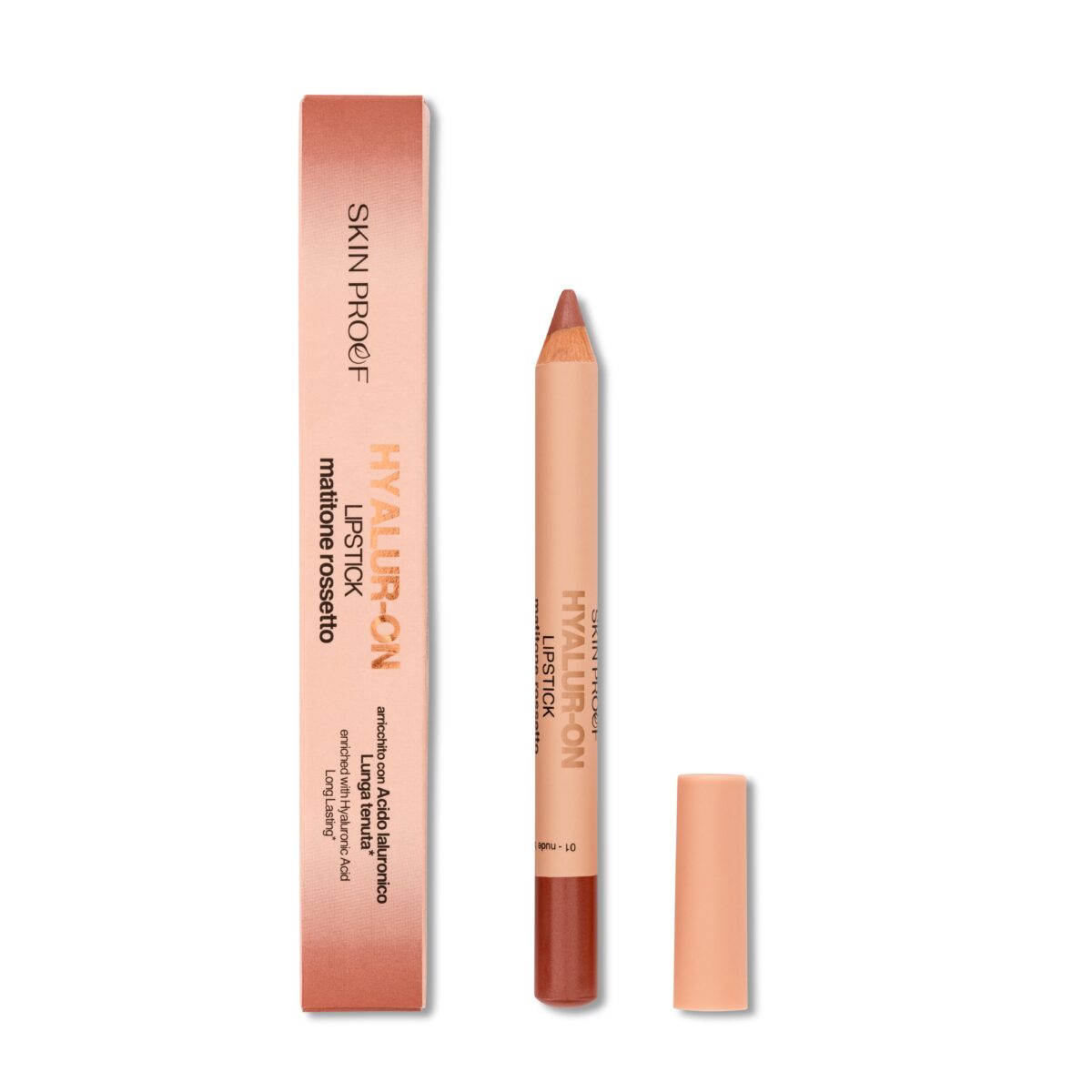 Skin Proof, Hyalur-on Lipstick Pencil - 01 Nude Beige - Image 1